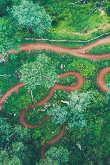 Blue Derby mountain bike trail